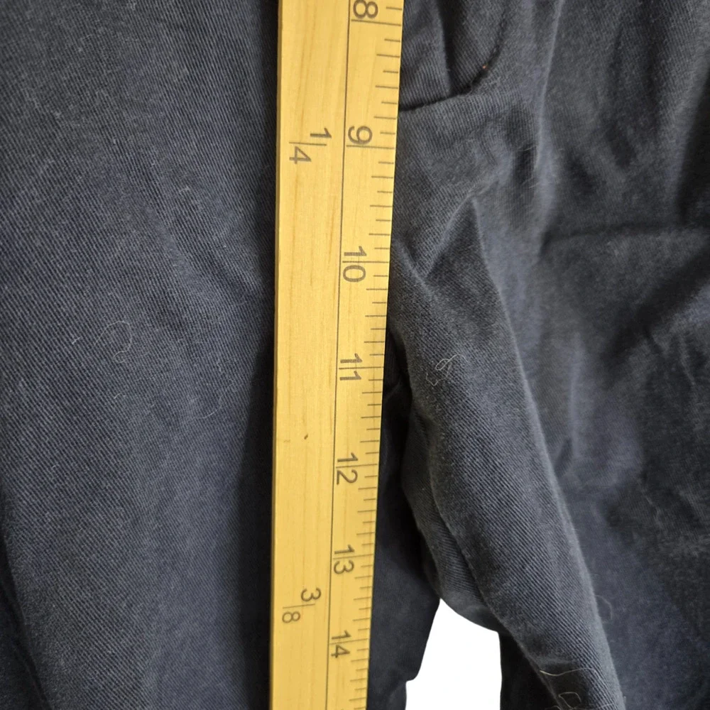 Polo Ralph Lauren Black Straight Mid Rise Pleated Men's Chino Ethan Pants 40x32